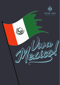 Raise Mexican Flag Flyer Image Preview