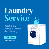 Laundry Service Instagram Post Design