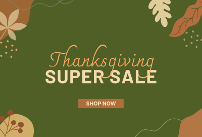 Thanksgiving Sale Pinterest board cover Image Preview