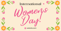 Women's Day Floral Corners Facebook ad Image Preview