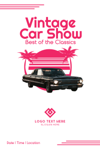 Vintage Car Show Pinterest Pin Image Preview