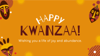 Kwanzaa Mask Facebook event cover Image Preview