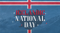 Sparkly Icelandic National Day Animation Preview