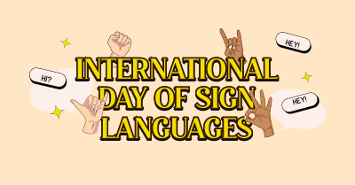 Sign Languages Day Celebration Facebook ad Image Preview