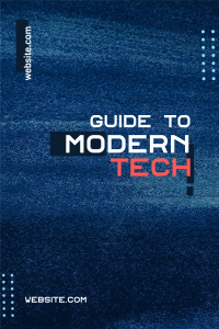 Guide to Modern Tech Pinterest Pin Image Preview