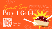 Cheesy Cheesecake Facebook event cover Image Preview