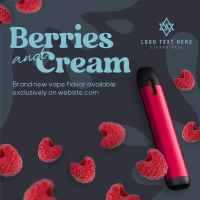 Berries and Cream Linkedin Post Image Preview