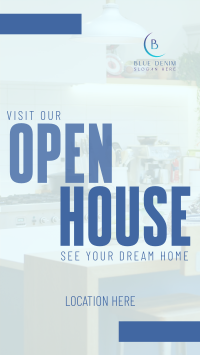 Minimalist Open House Instagram Reel Image Preview