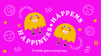Happiness Is Contagious Facebook Event Cover Design