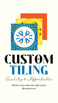 Custom Tiles Facebook Story Design