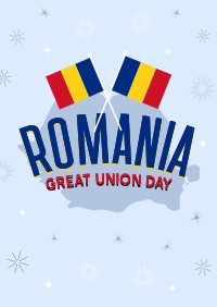 Romania Great Union Day Poster Image Preview