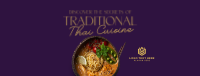 Thai Food Cuisine Facebook Cover Preview