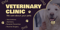 Professional Veterinarian Clinic Twitter Post Image Preview