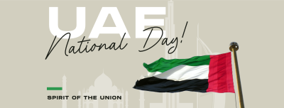 UAE National Flag Facebook cover Image Preview