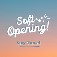 Soft Opening Launch Cute Instagram Post Design