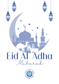 Blessed Eid Al Adha Flyer Image Preview