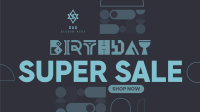 It's your Birthday Sale Animation Image Preview