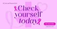 Cancer Prevention Check Facebook Ad Design
