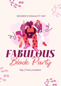 We Are Women Block Party Flyer Image Preview