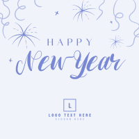 New Year Wishes Instagram Post Design