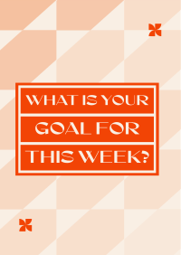 Monday Goal Engagement Poster Design