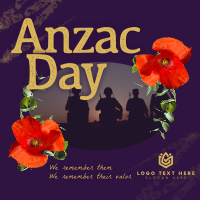 Rustic Anzac Day Linkedin Post Image Preview
