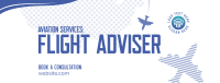 Aviation Flight Adviser Facebook Cover Design