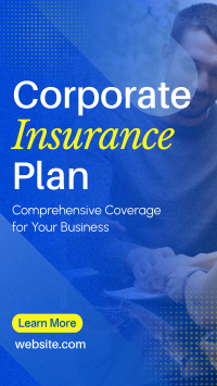 Corporate Insurance Plan TikTok video Image Preview