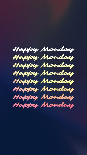 Monday Grain Gradient Facebook story Image Preview