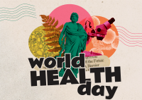 World Health Day Collage Postcard Image Preview