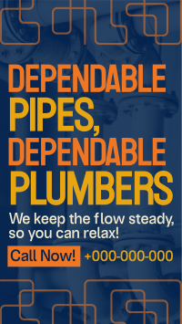 Modern Plumbing Services TikTok Video Image Preview