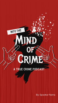 Criminal Minds Podcast Instagram Reel Design