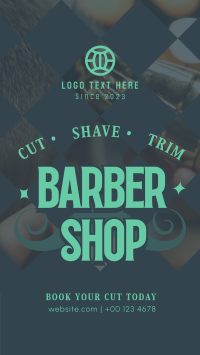 Barber Service Facebook Story Design