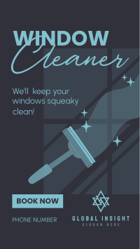 Squeaky Clean Windows Facebook Story Design