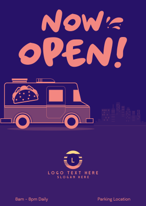 Taco Food Truck Poster Image Preview