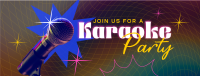 Karaoke Party Facebook cover Image Preview