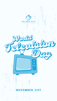 Retro TV Day Instagram reel Image Preview