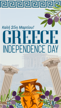 Greece Independence Day Patterns YouTube short Image Preview
