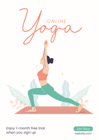 Yoga Class Poster Design