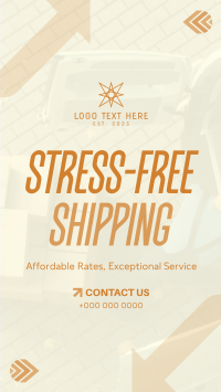 Corporate Shipping Service Facebook Story Design
