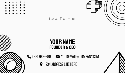 Memphis Multimedia Business Card Image Preview