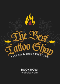 Tattoo & Piercings Flyer Image Preview