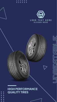 High Quality Tires Facebook story Image Preview