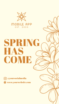 Spring Time Instagram story Image Preview