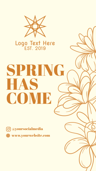 Spring Time Instagram story