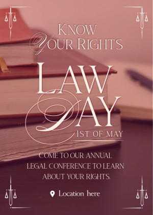Law Day Greeting Poster Image Preview