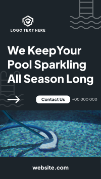 Pool Sparkling Instagram story Image Preview