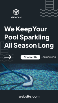 Pool Sparkling Instagram Story Design