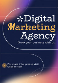 Contemporary Marketing Agency Flyer Design