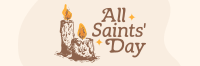 Candles for Saints Twitter Header Design